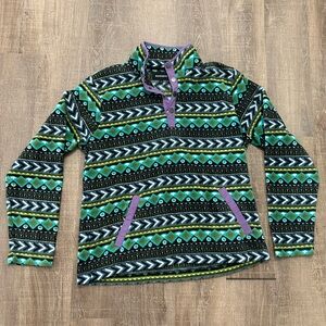 Bonobos Multicolor Geometric Fleece Pullover